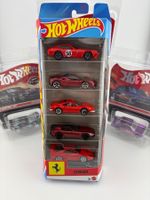 Hot Wheels Ferrari 5 Pack F40, SF90, Dino 206 GT, 365 GTB4 C