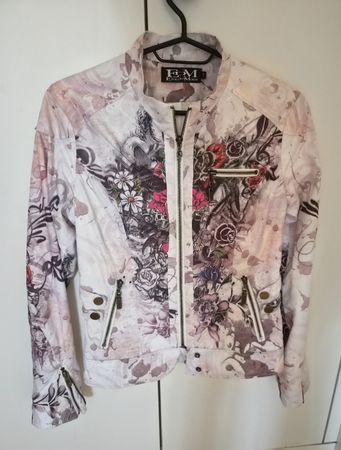 Damen Jacke Etoile du Monde Blumenmuster Grösse 34