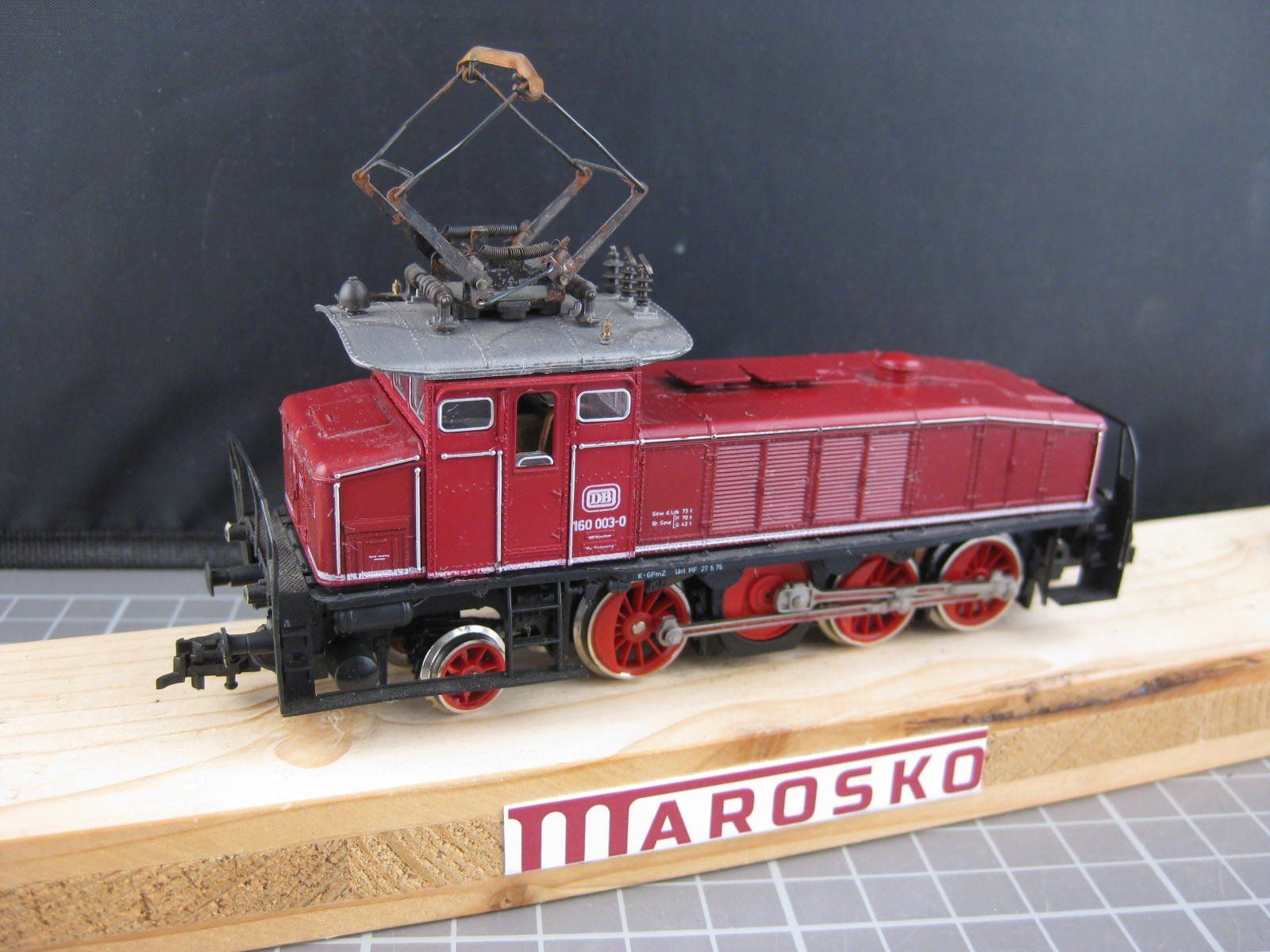 Roco Modelleisenbahnen: Roco 4129A DB BR 160 rot, mit OVP, H0, DC – Gebraucht aus Malters von Marosko 1