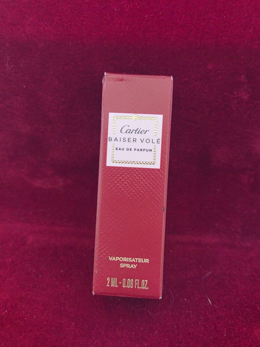 Cartier Parfum & Eau de Toilette: Cartier Baiser Vole Eau de Parfum 2ml neu – Neu und originalverpackt aus Zürich von fairplayer_zurich