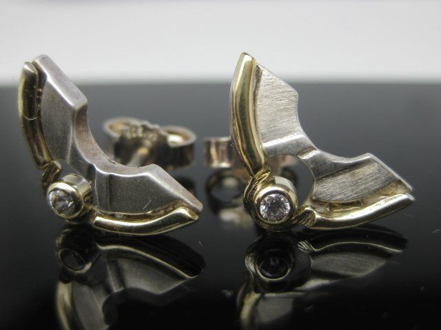 925 Silber Katzenpfote Ohrringe Mit Blauem Zirkonia - Niedliche Ohrstecker Für Frauen