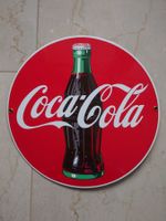 Coca Cola Schild emailliert