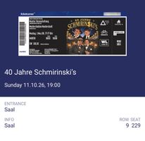 40 Jahre Schmirinski’s Ticket