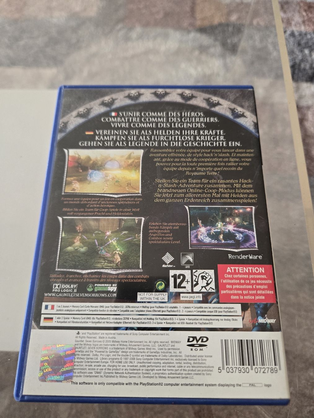 Jeux: Gauntlet PS2 – D'occasion à Bussigny par Kfdlt 1