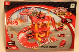 Feuerwehrstation / Autogarage Set 50-tlg