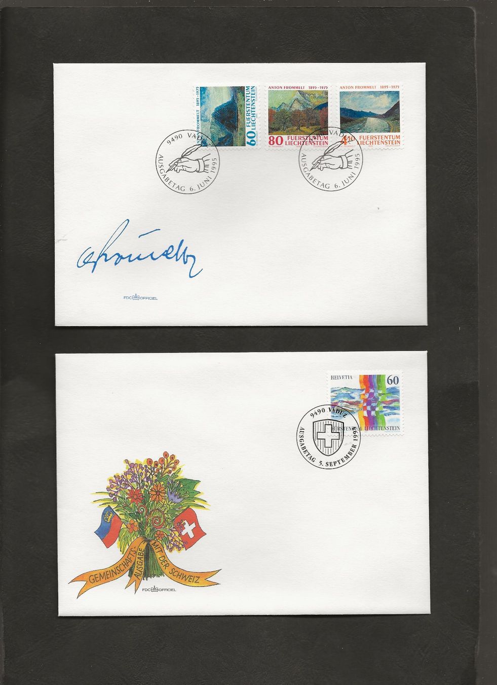 Tutti i francobolli: 32 FDC Liechtenstein 1993 bis 1996 – Usato da Au ZH venduto da xelagreb01 4
