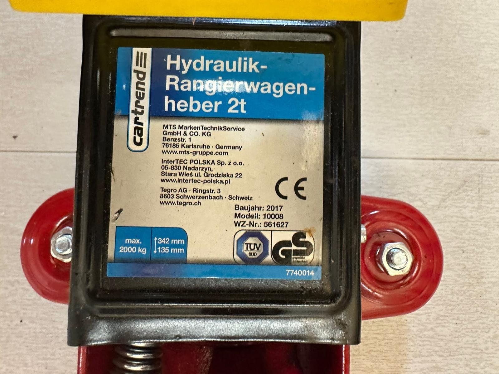 Alle Werkzeuge: Hydraulik-Rangierwagenheber 2t – Gebraucht aus Zürich von mil_d5v9 1