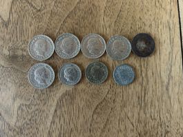Lot 9 Münze 10, 5, 1 Rappen (1919-1975)