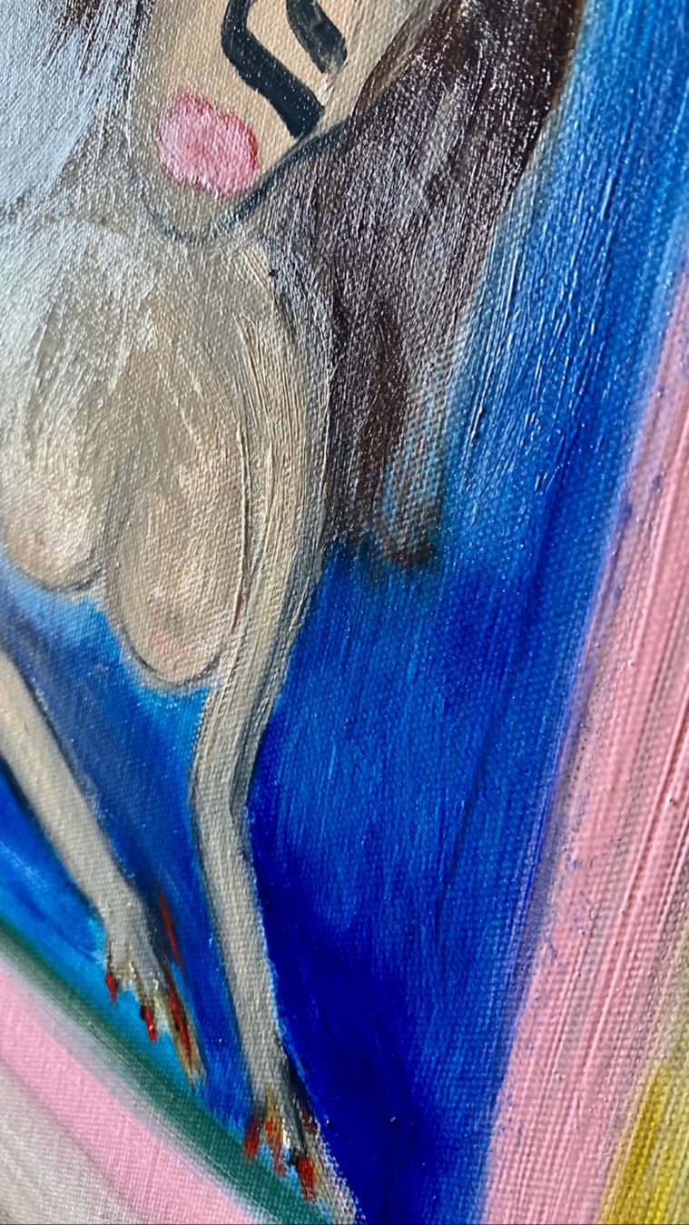 Gemälde: Die Jungfrau-Oil Bild Kunst Doks – Neu (gemäss Beschreibung) aus Beromünster von dok_b8mf 6