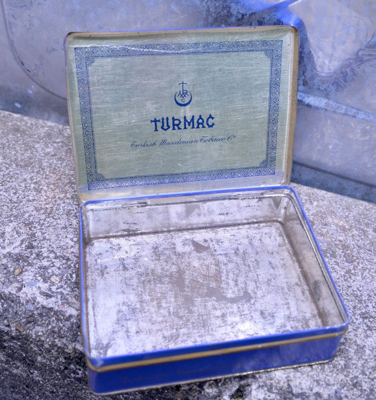 Dosen: Vintage BLECHDOSE Turmac BLEU blau – Gebraucht aus Pfaffhausen von mono_rec 2