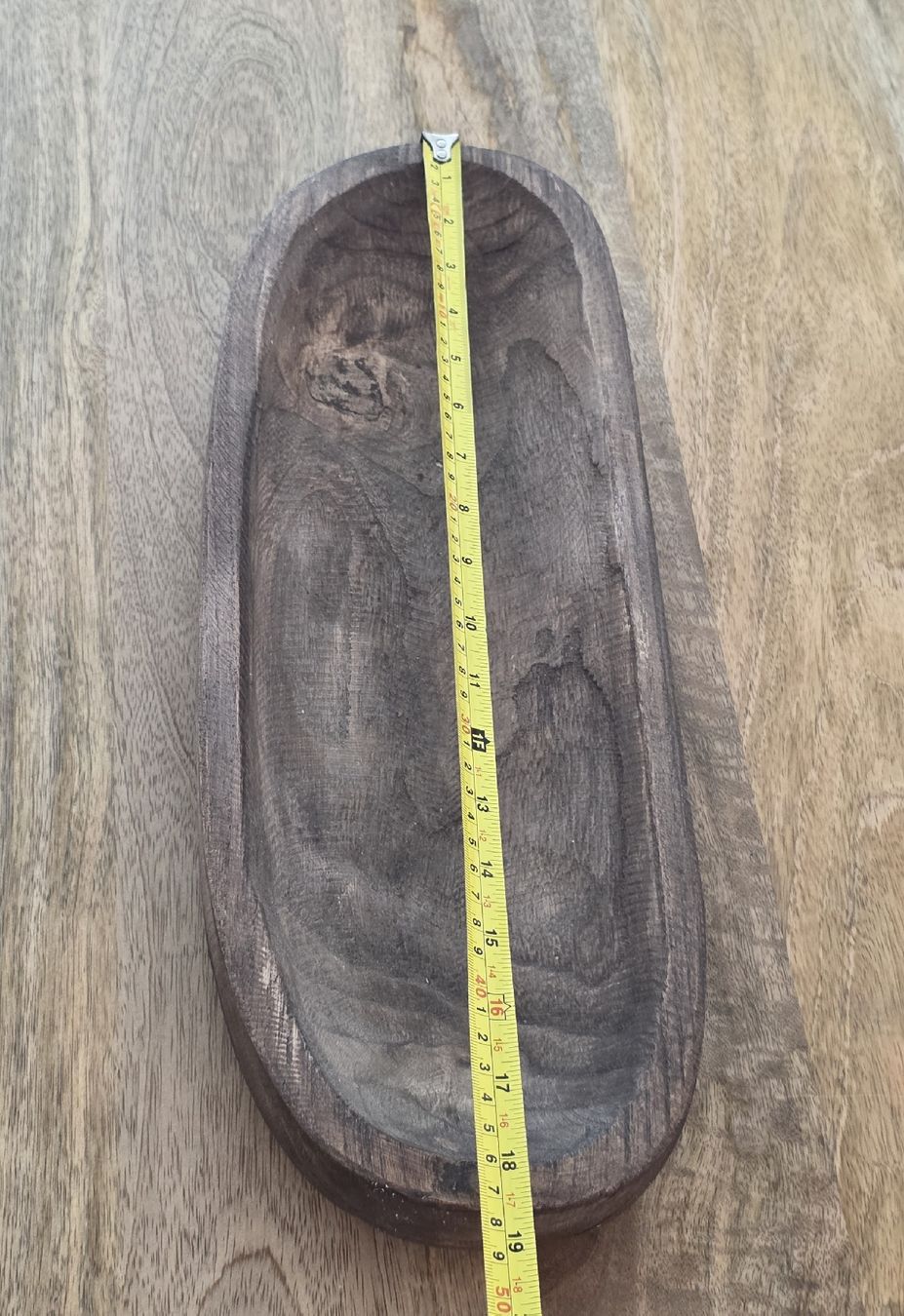 Alle Dekorationen: Holzschale oval  dunkelgrau rustikal Handarbeit – Neu (gemäss Beschreibung) aus Rheinsulz von Gilea 4