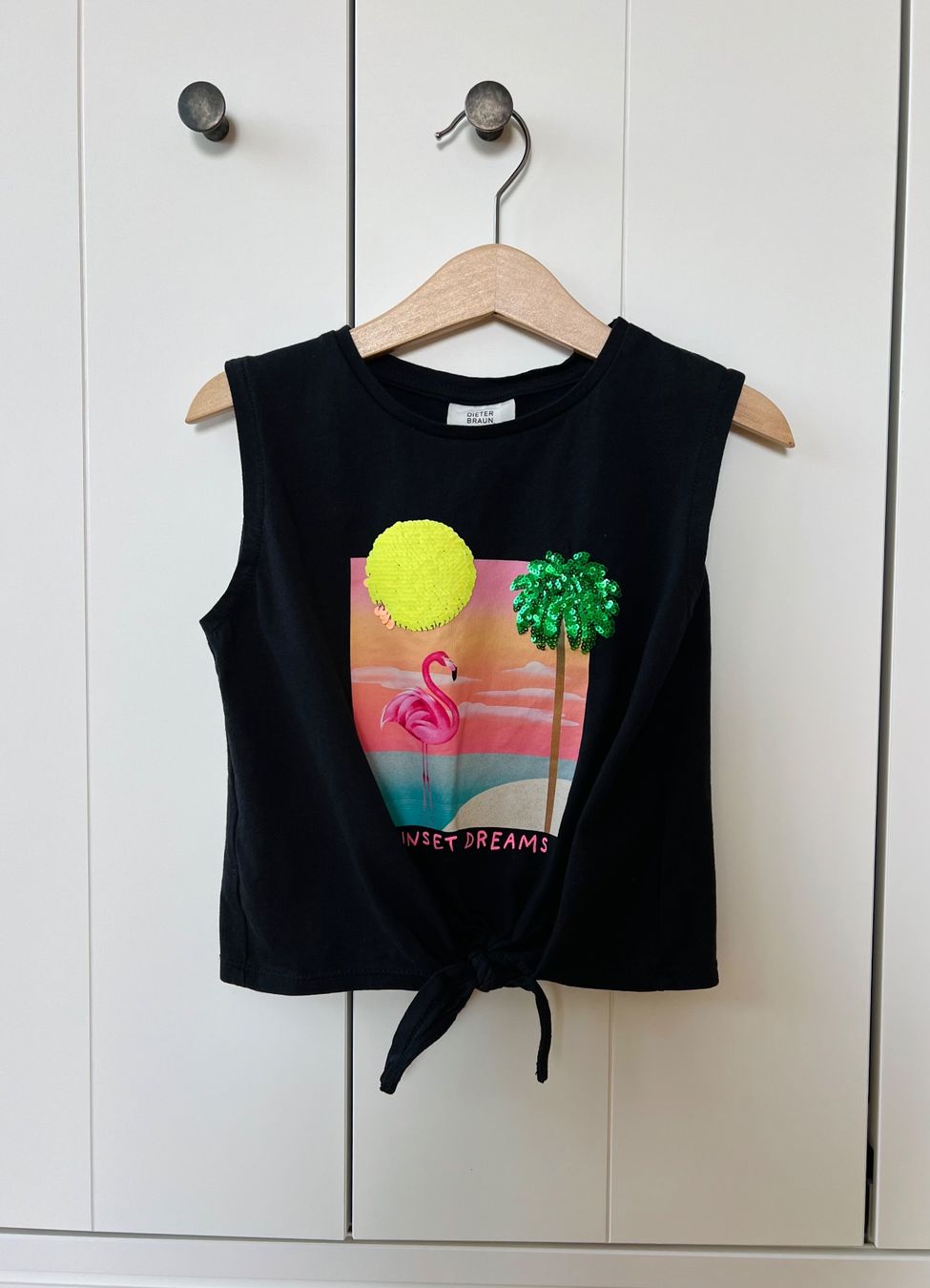 H&M Camicette, T-shirt & Top: H&M, Top, schwarz, 104, Dieter Braun – Usato da Burgdorf venduto da rulan 1