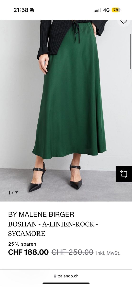 Malene Birger Gonne: BY MALENE BIRGER - A-LINIEN-ROCK - Orginalpreis 250.- – Nuovo e nell'imballaggio originale da Zürich venduto da luxuryoutlet1 6