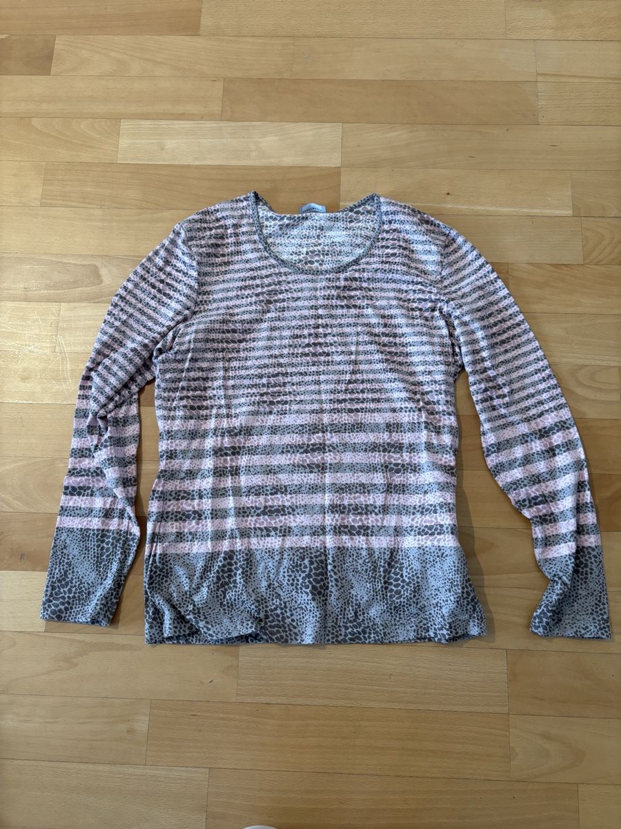Gerry Weber Tops: Pink-grey longsleeve female 36 – Gebraucht aus Rolle von gos_2xy5