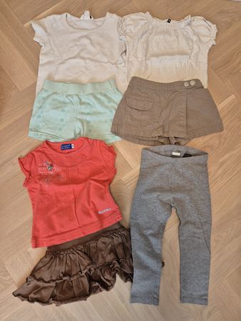Mädchen Basic Kleiderpaket Gr. 92 - Sommer