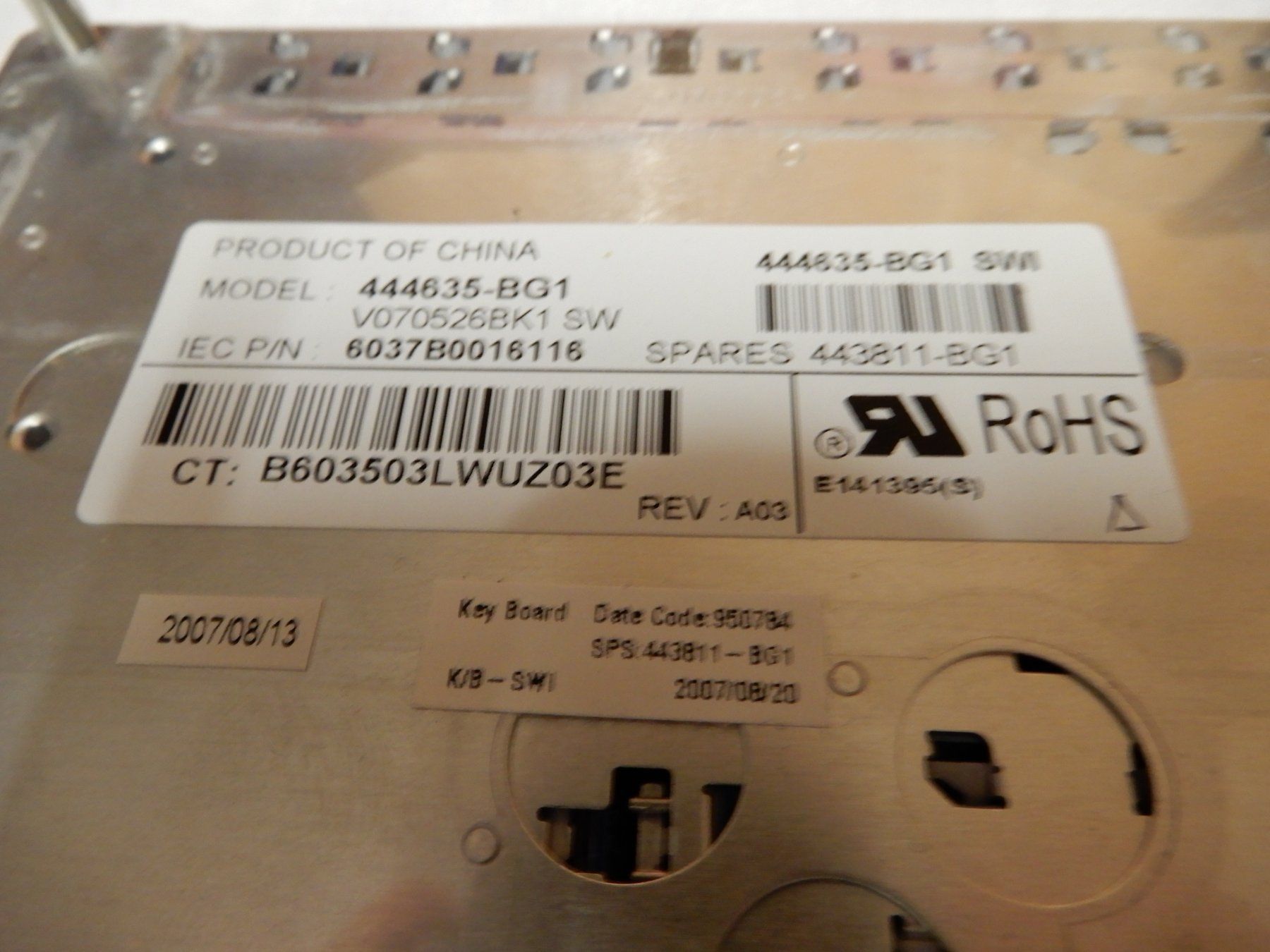 Tastaturen: Tastatur zu Compaq Laptop 6710b – Gebraucht aus Worben von MaKo3252 1