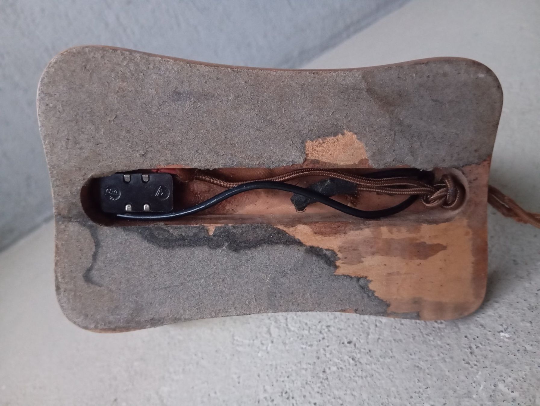 Lampen: Vintage Lampe aus Holz 19cm – Defekt aus Zeneggen von shemesh_ 5