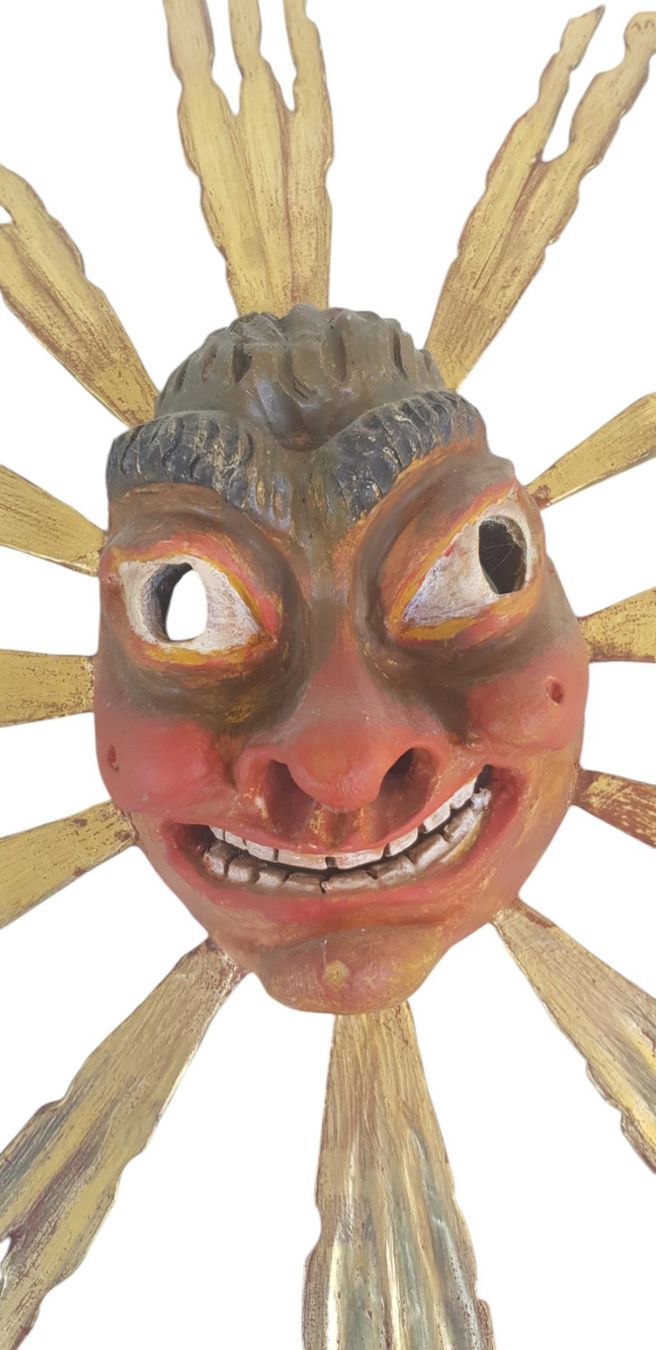 Sonstige Antiquitäten & Kunst: Maske Sonnenteufel antik – Gebraucht aus Mörschwil von antiksalon21 1