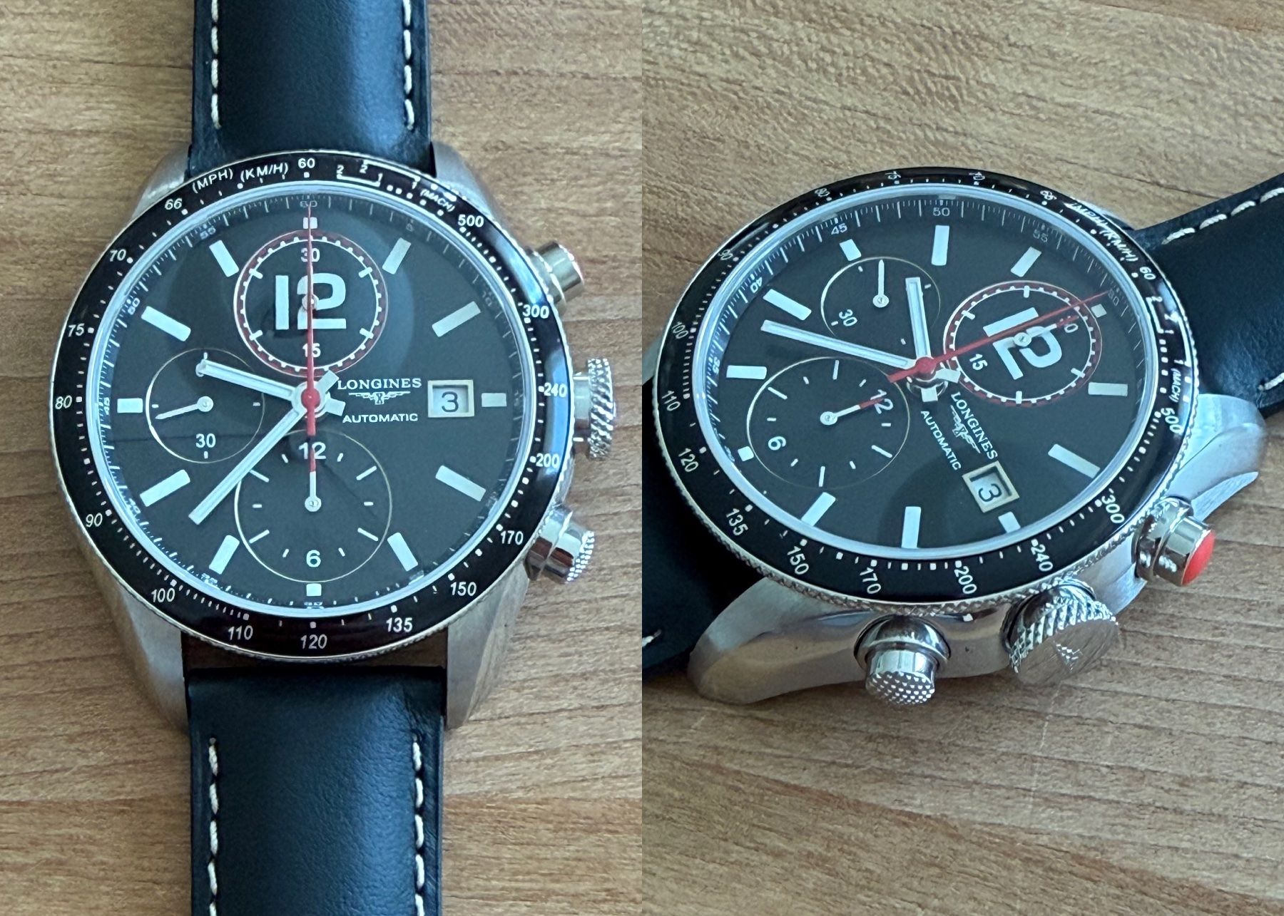 Longines Orologi: Uhrenteile Longines GRANDE VITESSE Automatic Chronograph – Usato da Embrach venduto da Canderau 8