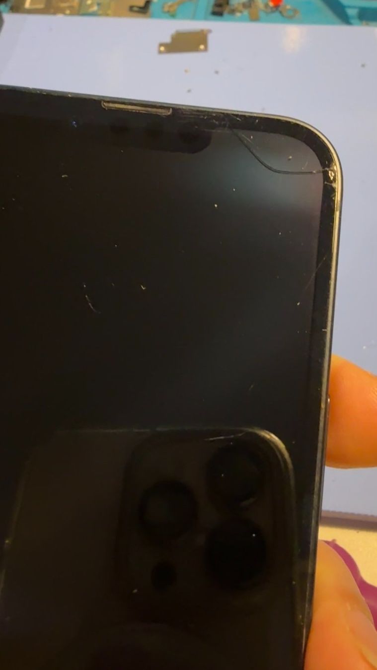 Écran IPhone 12 Mini Original Fissuré - Occasion, Fonctionnel, Pour Pièces Ou Réparation