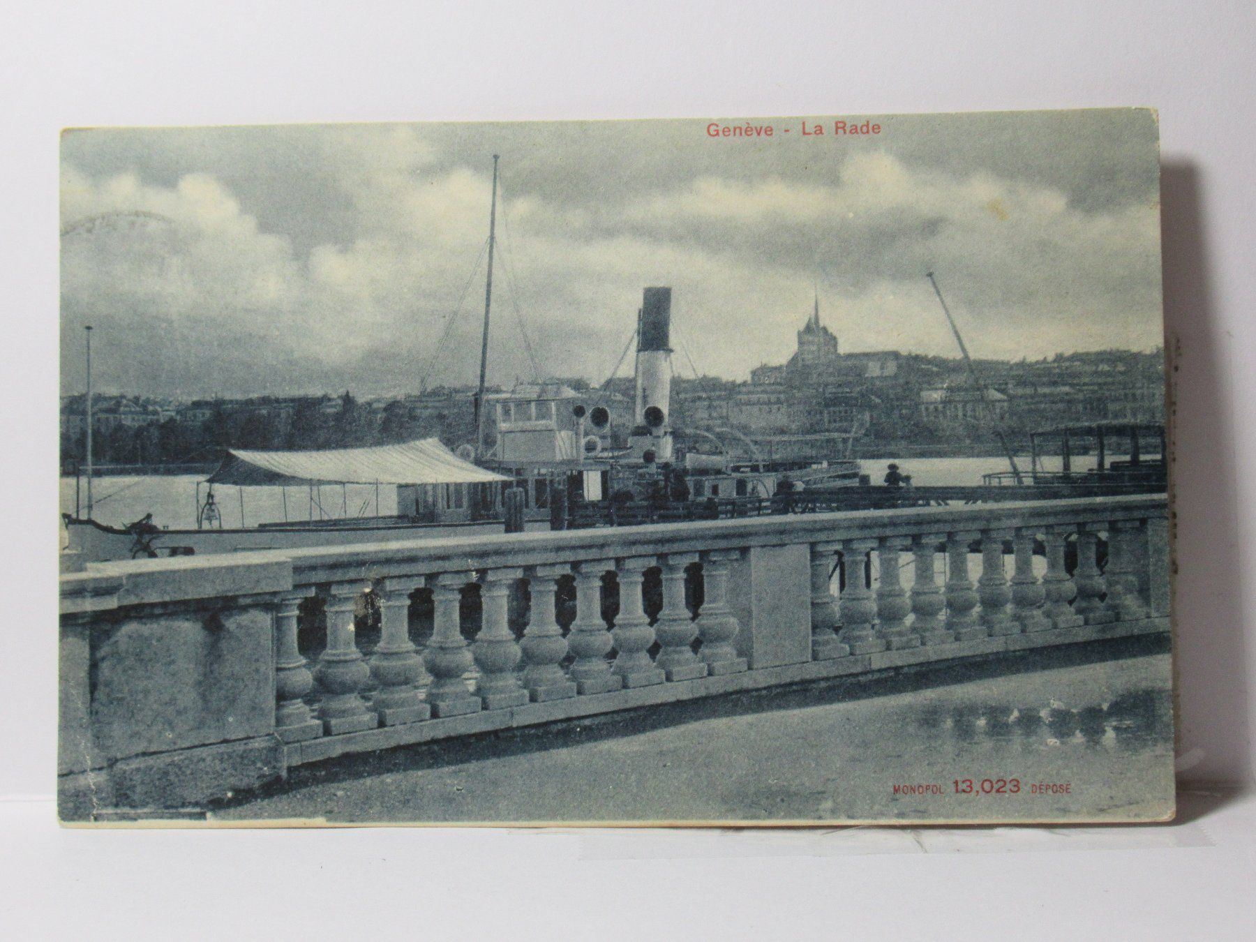 Cartoline postali: Genève , La Rade 1908 – Usato da Grenchen venduto da Bluemchen1900