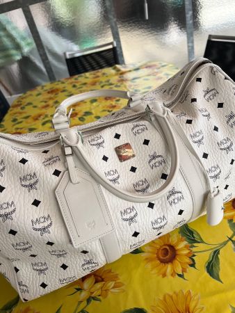 MCM Weekender 45cm - ungetragen / white