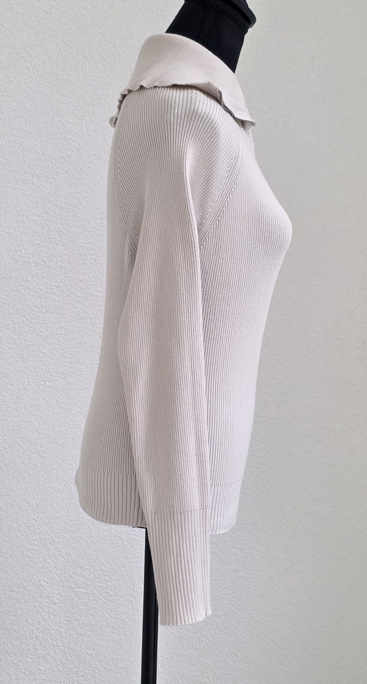 Stradivarius Maglioni & Felpe: Stradivarius Ripppullover beige Reissverschluss Grösse L – Nuovo (secondo la descrizione) da Rheinsulz venduto da Gilea 2