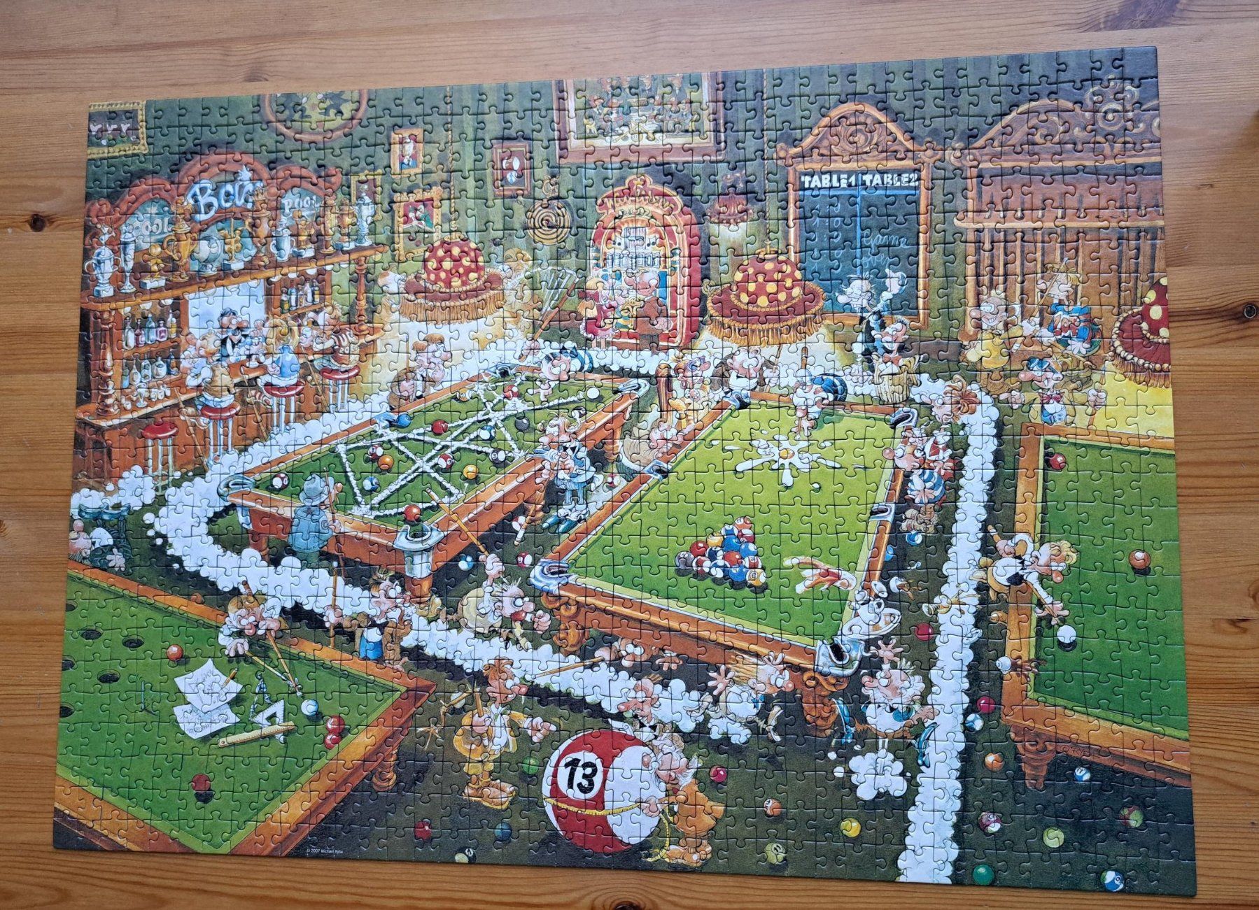 Heye Puzzles: Heye Puzzle Billiard von Ryba, 1000 Teile – Gebraucht aus Basel von Patiscat 2
