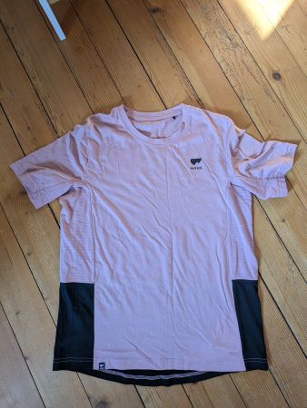 Mons Royale Shirt Rosa/Schwarz Gr. M