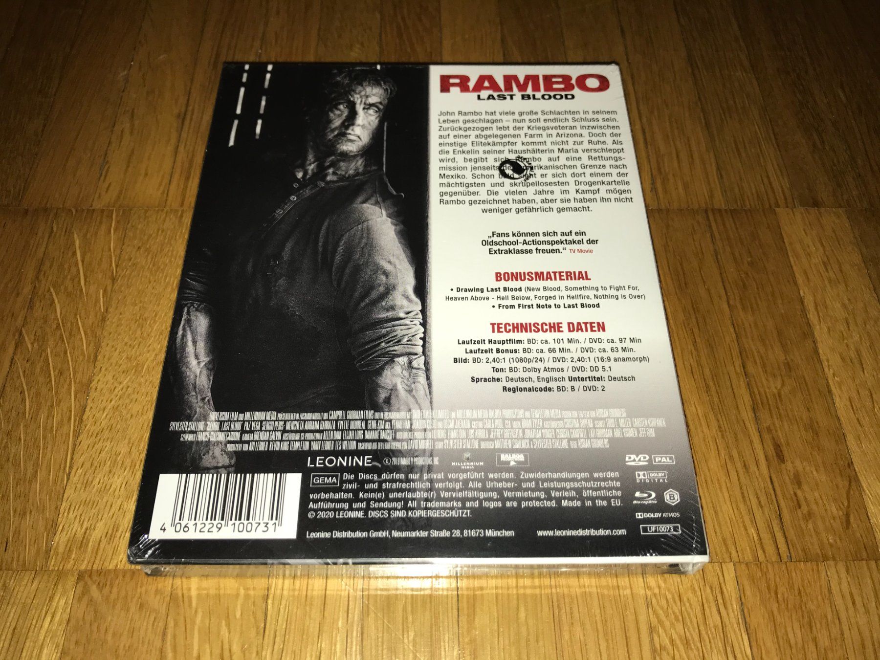Tutti i DVDs: Rambo - Last Blood - MEDIABOOK - UNCUT – Nuovo e nell'imballaggio originale da Basel venduto da havsok 1