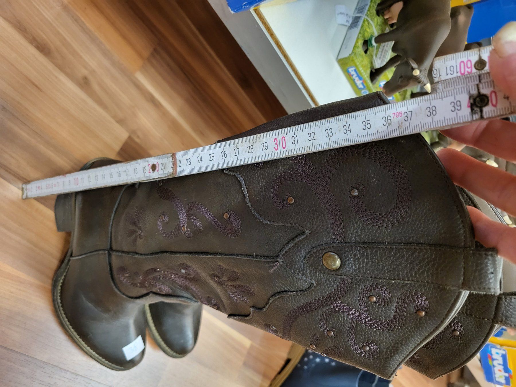Scarpe da donna: Lederstiefel gr 38 B1 – Usato da Schwarzenburg venduto da Flamingo07 1
