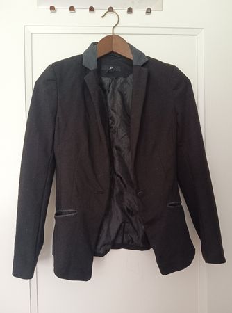 H&M Blazer, Grösse 34, Schwarz elegant
