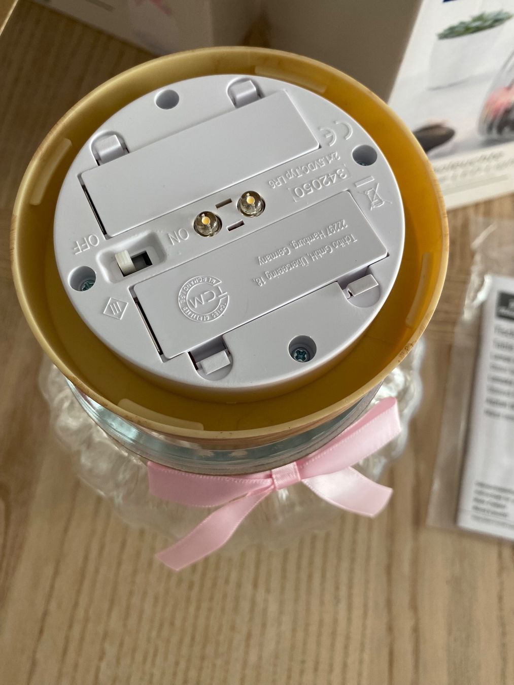 Tutte le decorazioni: 2 LED Dekobehälter NEU – Nuovo e nell'imballaggio originale da Teufen AR venduto da Memilu 5