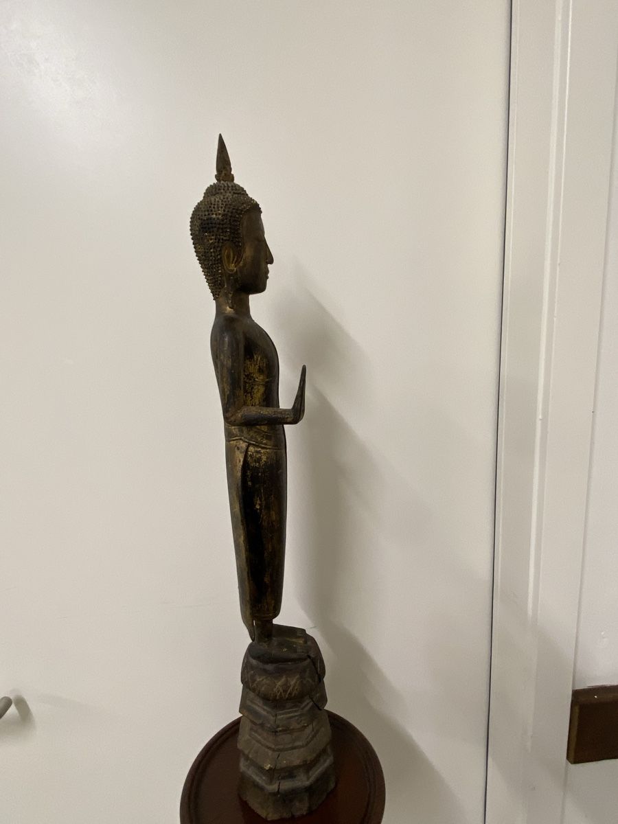 Sculture & Statue: Antike Buddha Statue aus Holz, Asien – Usato da Dietikon venduto da brocki-eyra 4