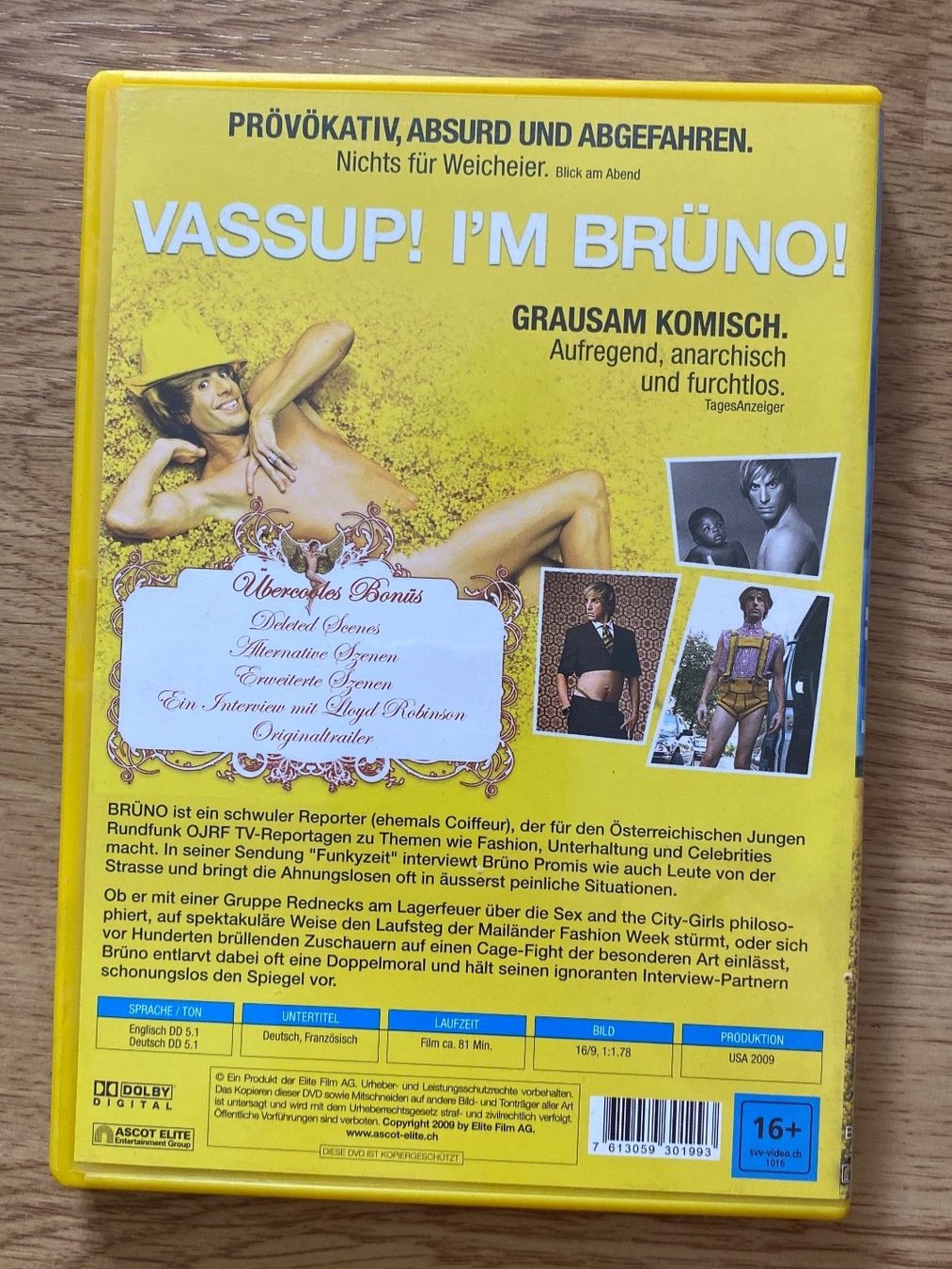Tutti i DVDs: Brüno DVD – Usato da Rafz venduto da SaintCruz 1