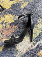 Elegante schwarze High-Heel Sandalen Gr. 37 – nur 1x getrage