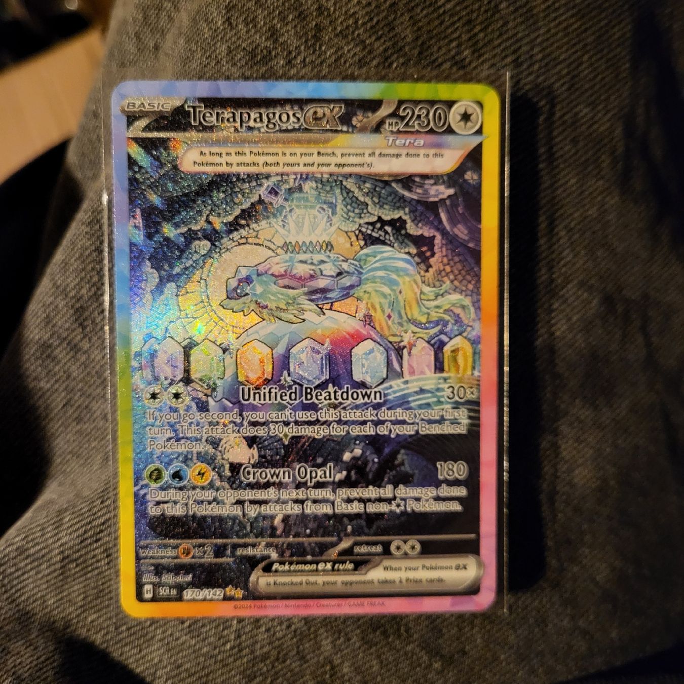Pokémon Cartes à collectionner: Carte Pokémon Terapagos ex 230 PV – Neuf (Voir description) à Grangettes-Romont par koh_g9th 2