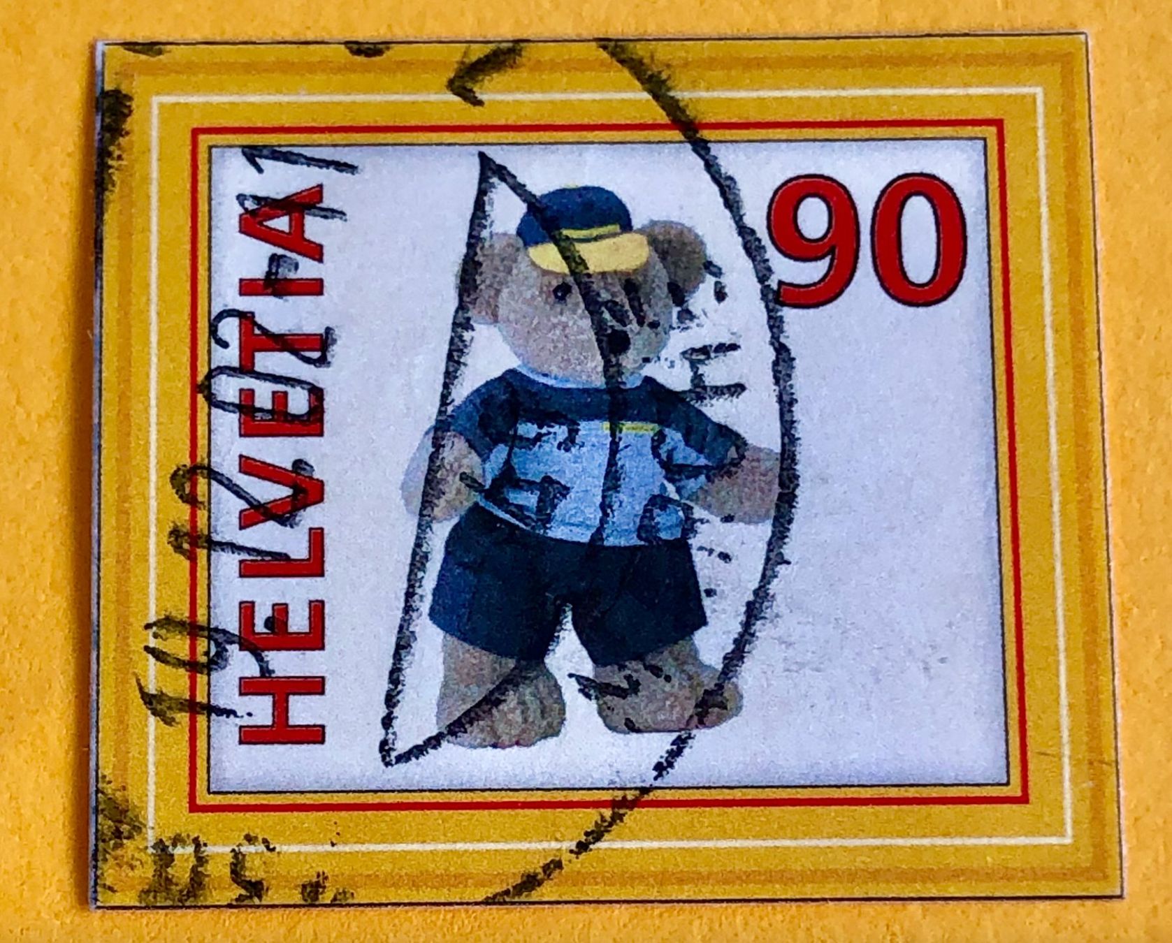 Tutti i francobolli: Nr.1055 GESTEMPELT 100 Jahre Teddybär 2002    – Usato da Aarau venduto da Billa007