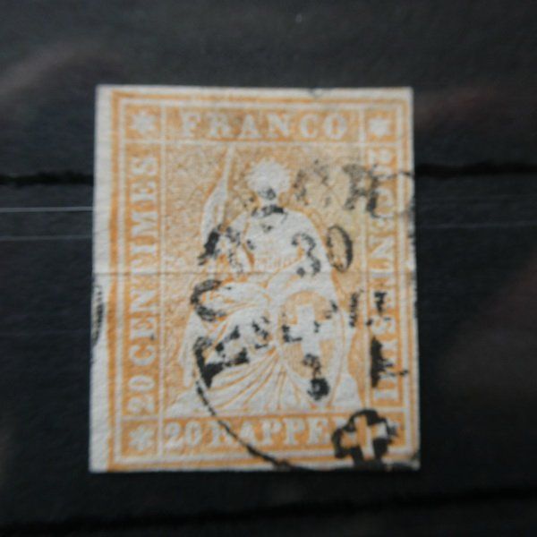Alle Briefmarken: STRUBEL°  16 II Bym  sign. Hermann – Gebraucht aus Egliswil von Trens01 1