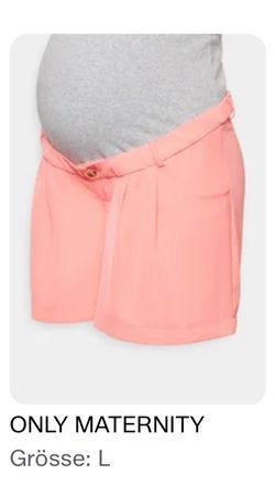 Only Maternity Shorts orange - Grösse L