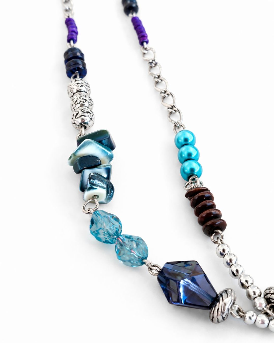 Ketten: Boho Halskette Blau Türkis – Neu (gemäss Beschreibung) aus Fully von VaneaSelection 3