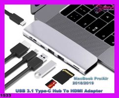 Apple Pro/Air 2018/19 USB 3.1 Typ-C-Hub
