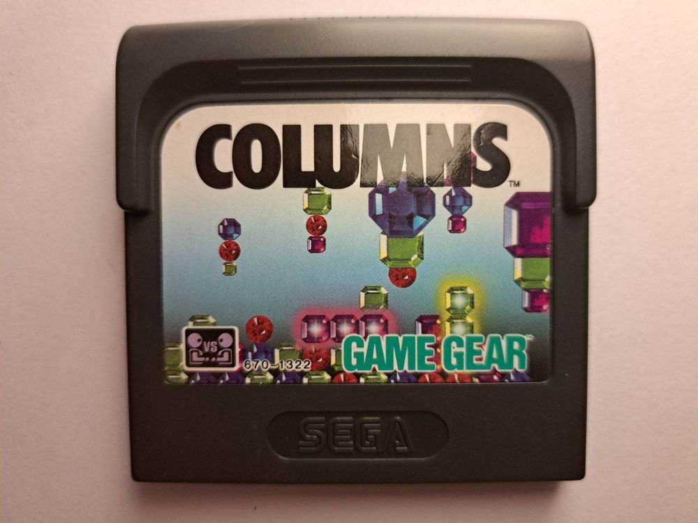COLUMNS Sega Game Gear Spiel Modul Cartridge (Gebraucht) in Brunnen für