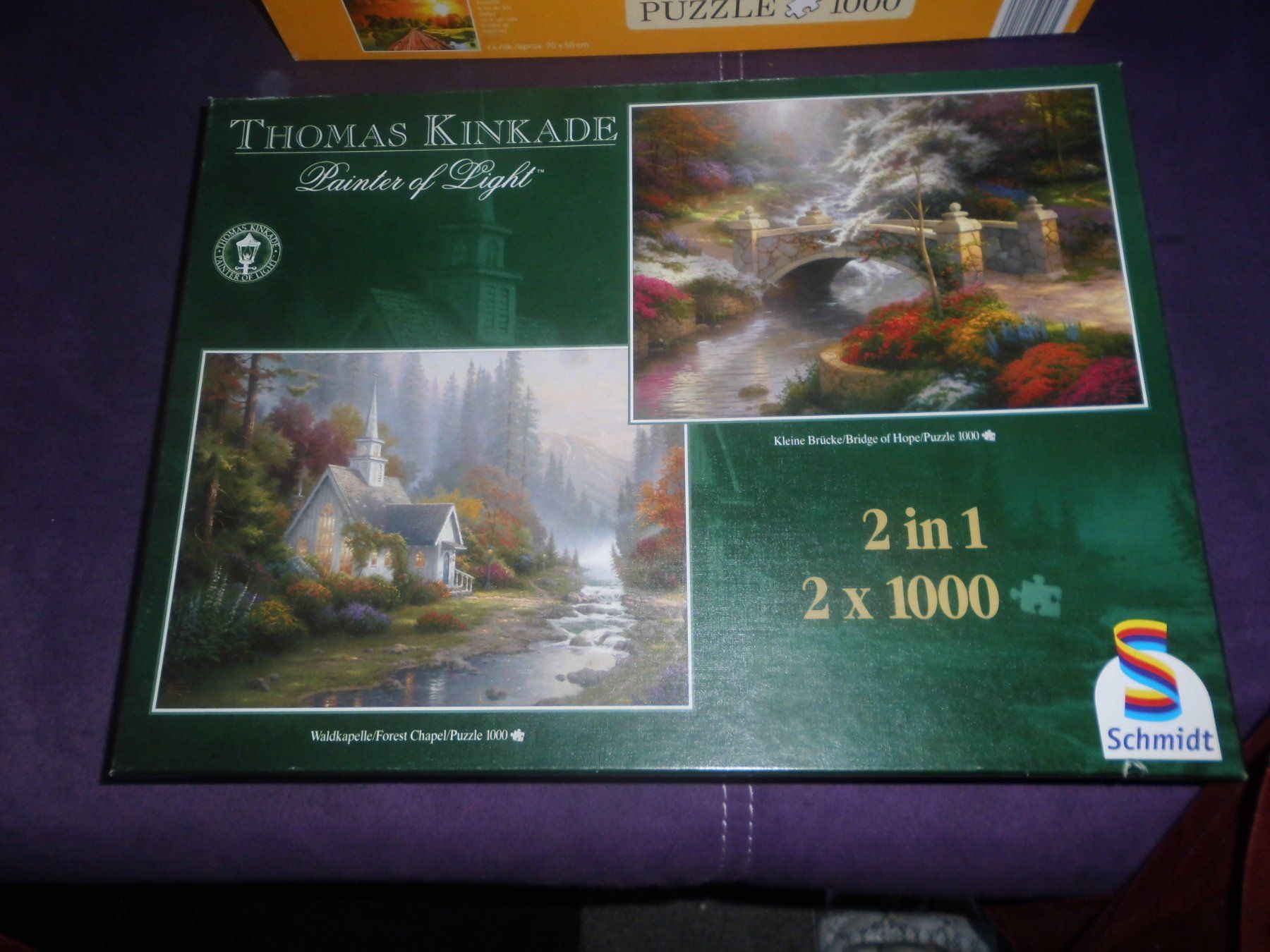 Puzzle: Puzzle 2 x 1000pces -Thomas Kinkade – Usato da Marin-Epagnier venduto da Madja