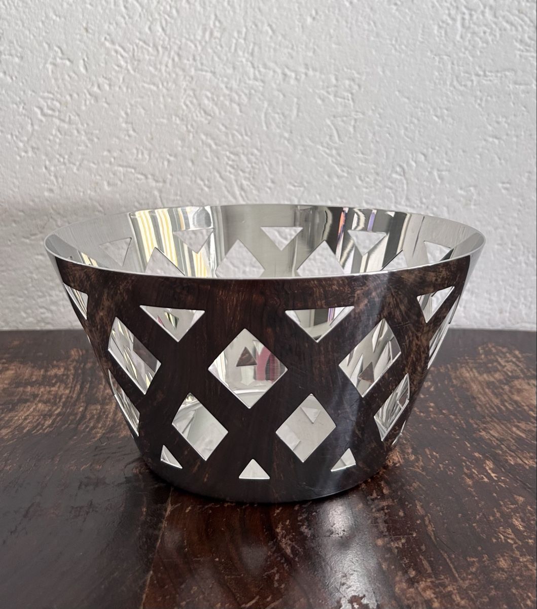 Alessi Schalen: Alessi Schale Metall Korb Obstschale   – Gebraucht aus Zürich von ann_9fv5 1