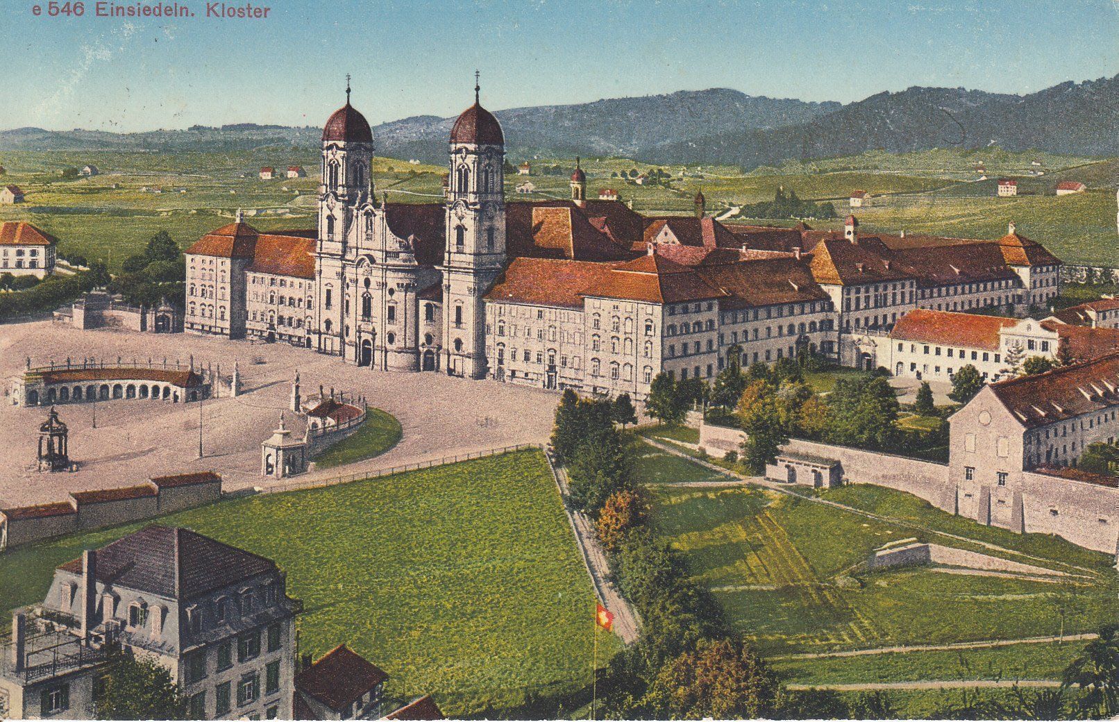 Cartoline postali: Einsiedeln 1933 – Usato da Bürglen TG venduto da StampGraf