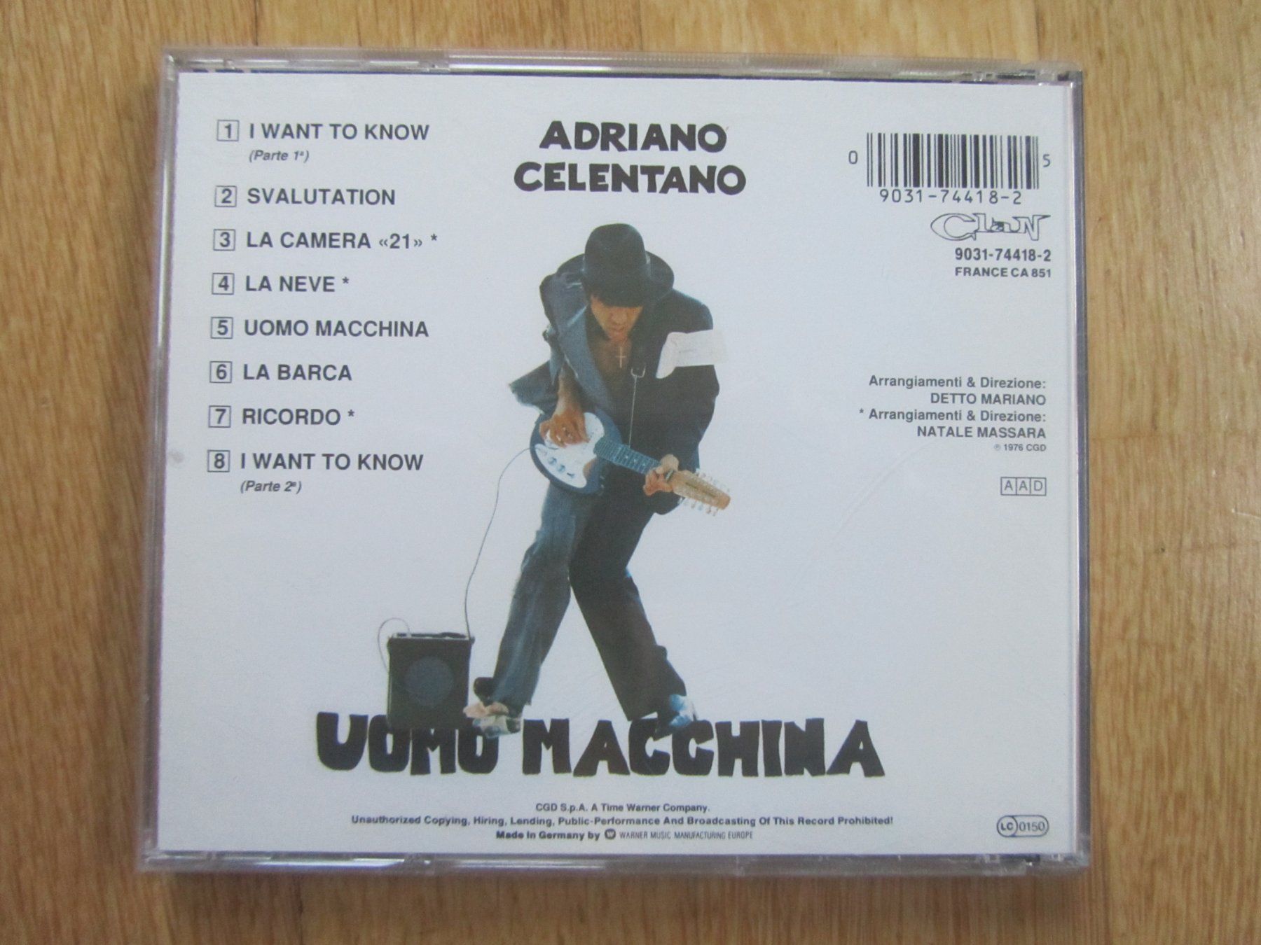 CD: Adriano Celentano CD - Svalutation – Usato da Seengen venduto da mikelele 1