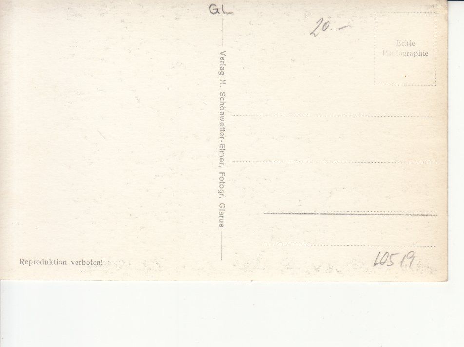 Ansichtskarten: Netstal, ca. 1940 – Gebraucht aus Bürglen TG von StampGraf 1
