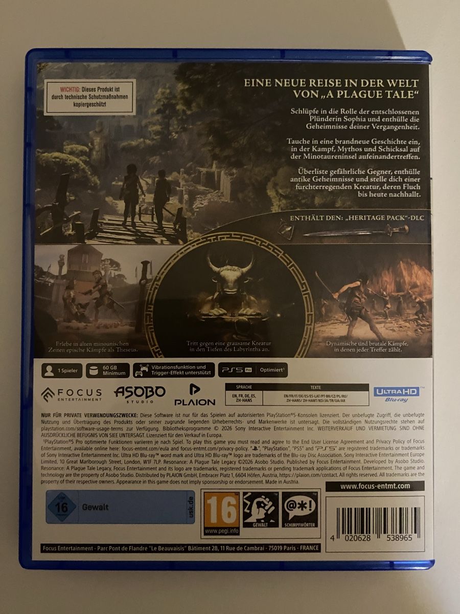 Sony Jeux: Resonance PS5 – D'occasion à Langenthal par Regentropfe 1