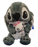Labubu stitch Gris/ black+ baby monster  peluche 35cm NEUF